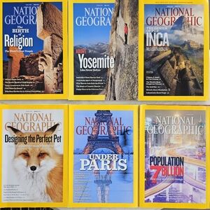 National Geographic Magazine Collection Of 6 - January to June 2011